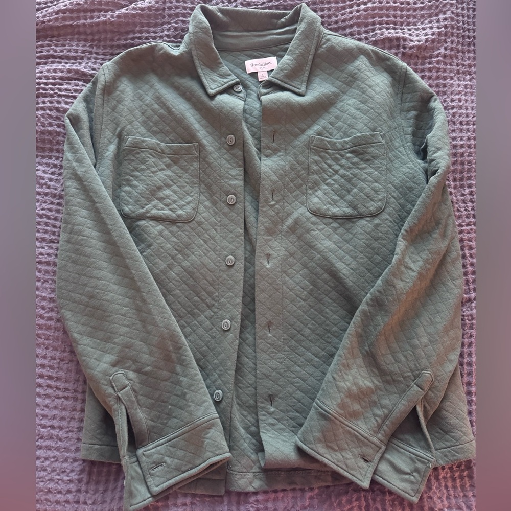 Goodfellow & Co Quilted Utility Jacket in Olive